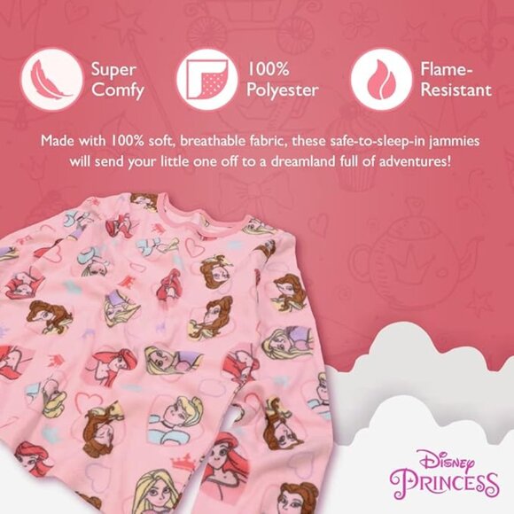 Disney Princess 2-Piece Pajama Set - Picture 5 of 9
